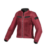 MACNA VELOTURA Mujer Urbana Moto Chaqueta Rojo Oscuro - CHAQUETA