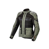 Veste textile de moto MACNA Fluent pour femme, verte et noire – Maximomoto ES