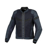 Veste de moto textile pour homme MACNA VELOTURA, bleu foncé – Maximomoto ES