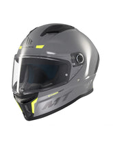 MT Stinger 2 Solid A12 gris brillante Casco integral para motocicleta - CASCO