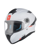 MT Targo S Solid A12 motocicleta integrales deportivos Casco gris brillante