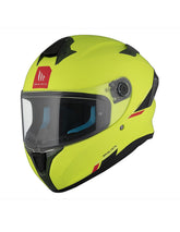 Capacete integral desportivo touring MT Targo S Solid A3 amarelo mate – Maximomoto ES