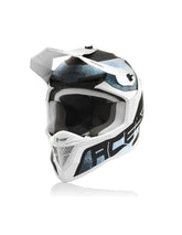 ACERBIS - CASCO LINEAR BIANCO/AZZURRO