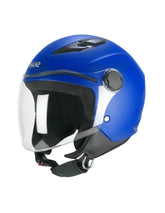 SKA-P 2MHA POD MONO JET CASCO MOTO Blu opaco - CASCO