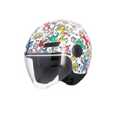 SHIRO CASCO KIOTO DOODLE LIVE MULTICOLOR