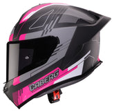 CABERG ROXTER COLT CASCO INTEGRAL MATE NEGRO FUCHSIA BLANCO – Maximomoto ES