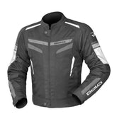BELA - Chaqueta Textil Sprinter Negro/Blanco/Gris