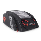 R-TECH - Mochila Piel/Textil Flap - L / Negro