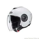 HJC I40 Semi Flat Open Face Motorcycle Helmet Pearl White – Maximomoto ES