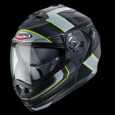 CABERG-Casco DUKE 2 TOUR MATT BLACK/YELLOW /ANTHRA/SILV