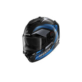 SHARK SPARTAN GT PRO RITMO Integral Casco Carbono Azul Cromado