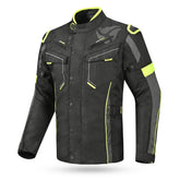 R-TECH - KNIGHT RIDER 3IN1 (Long) Negro/Antracita/Amarillo - CHAQUETA
