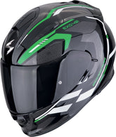 SCORPION FULL FACE HELMETS EXO 491 KRIPTA BLACK GREEN WHITE – Maximomoto ES