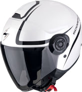 SCORPION EXO-CITY II INTERCITY Open Face Jet Helmet White Black – Maximomoto ES