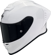 SCORPION EXO-R1 EVO AIR FIM Racing #1 Casco Integral Solid Perla Blanco