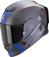 SCORPION - EXO R1 EVO CARBON AIR MG Matte Black-Blue – Maximomoto ES
