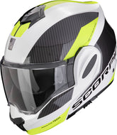 SCORPION Exo Tech Evo Team Lightweight Modular Helmet White-Amaz – Maximomoto ES