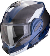 SCORPION Exo Tech Evo Team Lightweight Modular Helmet Blue Black White – Maximomoto ES