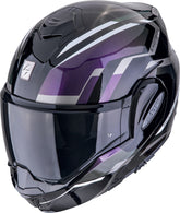 SCORPION EXO Tech Evo Furio de moto Casco modular Negro Camaleon – Maximomoto ES
