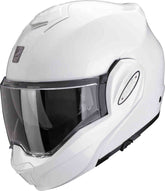 SCORPION Exo-Tech Evo Pro Solid Modular Helmet Pearl White – Maximomoto ES