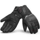 SHUA Thermal Thaw Guantes Negro Rojo