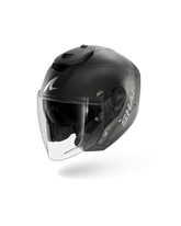 SHARK RS JET CARBON SPEED-TECH Mat Carbon Anthra NEGRO Casco De Moto