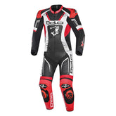 Combinaison moto BELA X Race 2 pièces Noir Blanc Rouge – Maximomoto ES