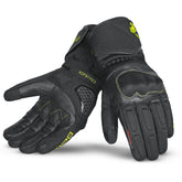 BELA Frost Shield Guantes De Moto Negro Amarillo Flour