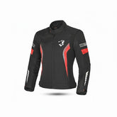 BELA BRADLEY CHAQUETA DE MUJER TEXTIL NEGRO ROJO – Maximomoto ES