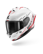 SHARK SKWAL CUP SPEED-TECH Blanco Rojo NEGRO Casco De Moto