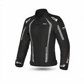 R-TECH MARSHAL CHAQUETA DE MOTO DE MUJER TEXTIL NEGRO GRIS