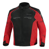 Casaco de motociclista para homem Shua Immortal preto e vermelho – Maximomoto ES