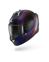 SHARK SPARTAN RS SPEED-TECH Mat NEGRO Azul Rojo Casco De Moto