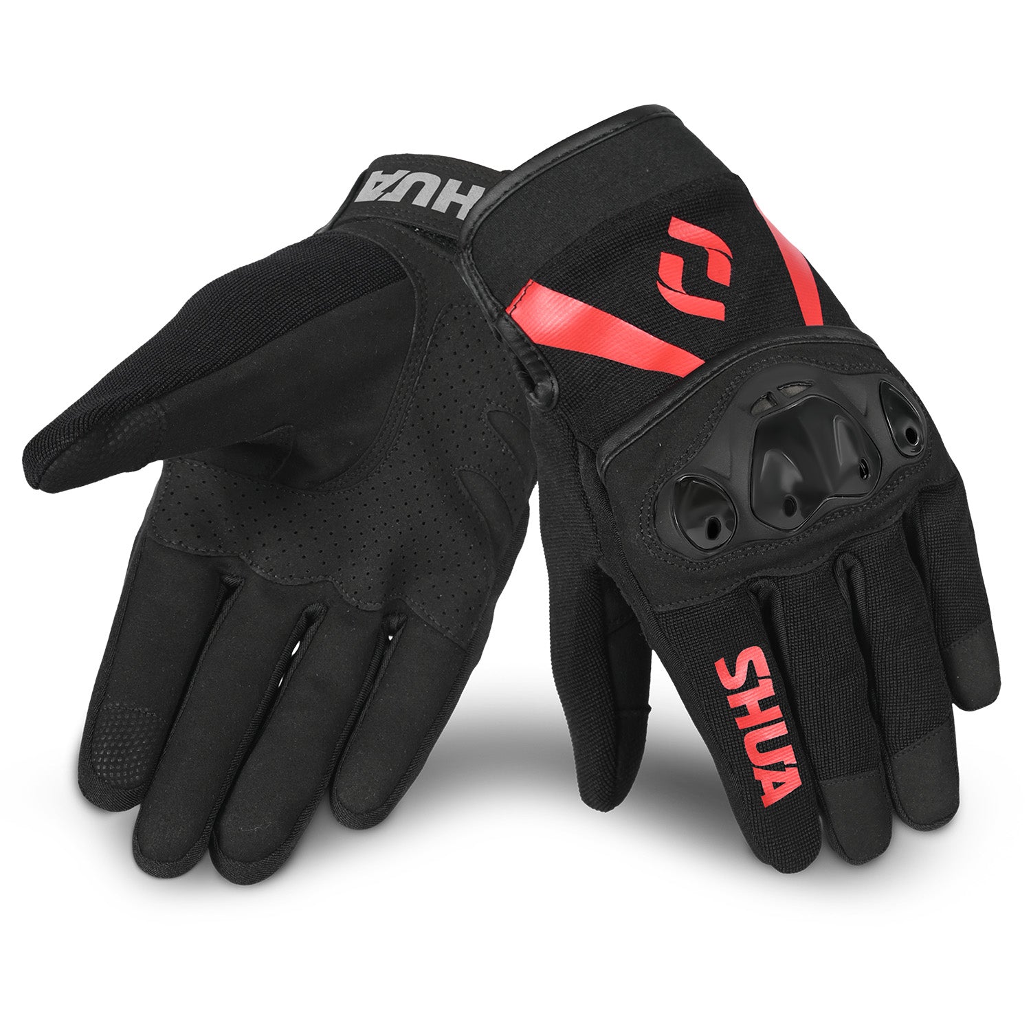 enduro handschuhe motorrad Shua Shot Herren Enduro-Motorradhandschuhe Schwarz/Rot – SECURTEX MOTOR S.L (t/a MaximoMoto)