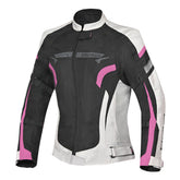 VESTE DE MOTO POUR FEMME BELA HIGHLAND ROSE GLACÉ – Maximomoto ES
