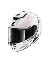 SHARK SPARTAN RS SPEED-TECH Blanco Violeta NEGRO Casco De Moto