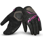 R-TECH Ride Pro Lady Guantes De Verano Negro/Fuschia