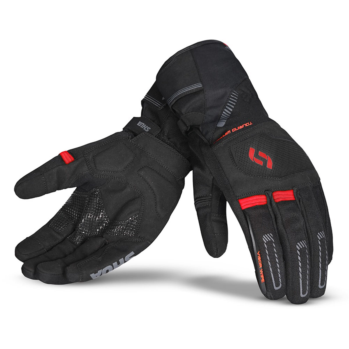 SHUA Snow Seal Winterhandschuh Schwarz/Rot – SECURTEX MOTOR S.L (t/a MaximoMoto)