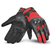 BELA - Guantes Textil Daring Man Rojo/Negro