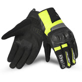 BELA - Hero Air Herren-Textilhandschuh Schwarz/Grau/Fluoreszierendes Gelb – Maximomoto ES