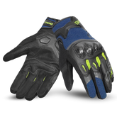 BELA - Guantes Textil Daring Man Azul/Amarillo/Negro
