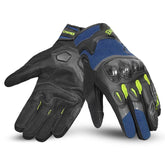 BELA - Guanti tessili Daring Man Blu/Giallo/Nero