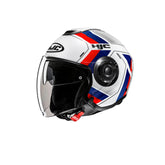 HJC i40N VELU MC21 Casco Jet Abierto Para Moto Para Uso Urbano