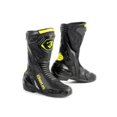 BELA - Botas de couro Thunder Racing Preto/Amarelo Fluor – Maximomoto ES