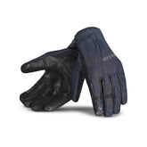 BELA - Guante Textil Alberto Denim Inv. WP Negro/Azul – Maximomoto ES