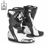 BELA RACE PRO (R-6) BOTAS DE MOTO PIEL NEGRO BLANCO – Maximomoto ES