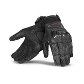 BELA ROCKET GUANTES CORTOS HOMBRE PIEL NEGRO GRIS – Maximomoto ES