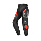 PANTALONI DA MOTO IN PELLE DA UOMO BELA ROCKET NERO ROSSO – Maximomoto ES