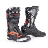 BELA - Speedo 3.0 Lederstiefel Schwarz/Rot – Maximomoto ES