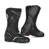 BELA STRIP TOURING MOTORRADSTIEFEL SCHWARZ-WEISSES LEDER – Maximomoto ES